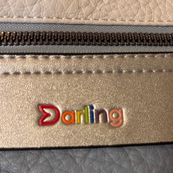 Darling Blue and White Crossbody Bag - Picture 2 of 6